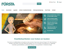 Tablet Screenshot of forsta.nl